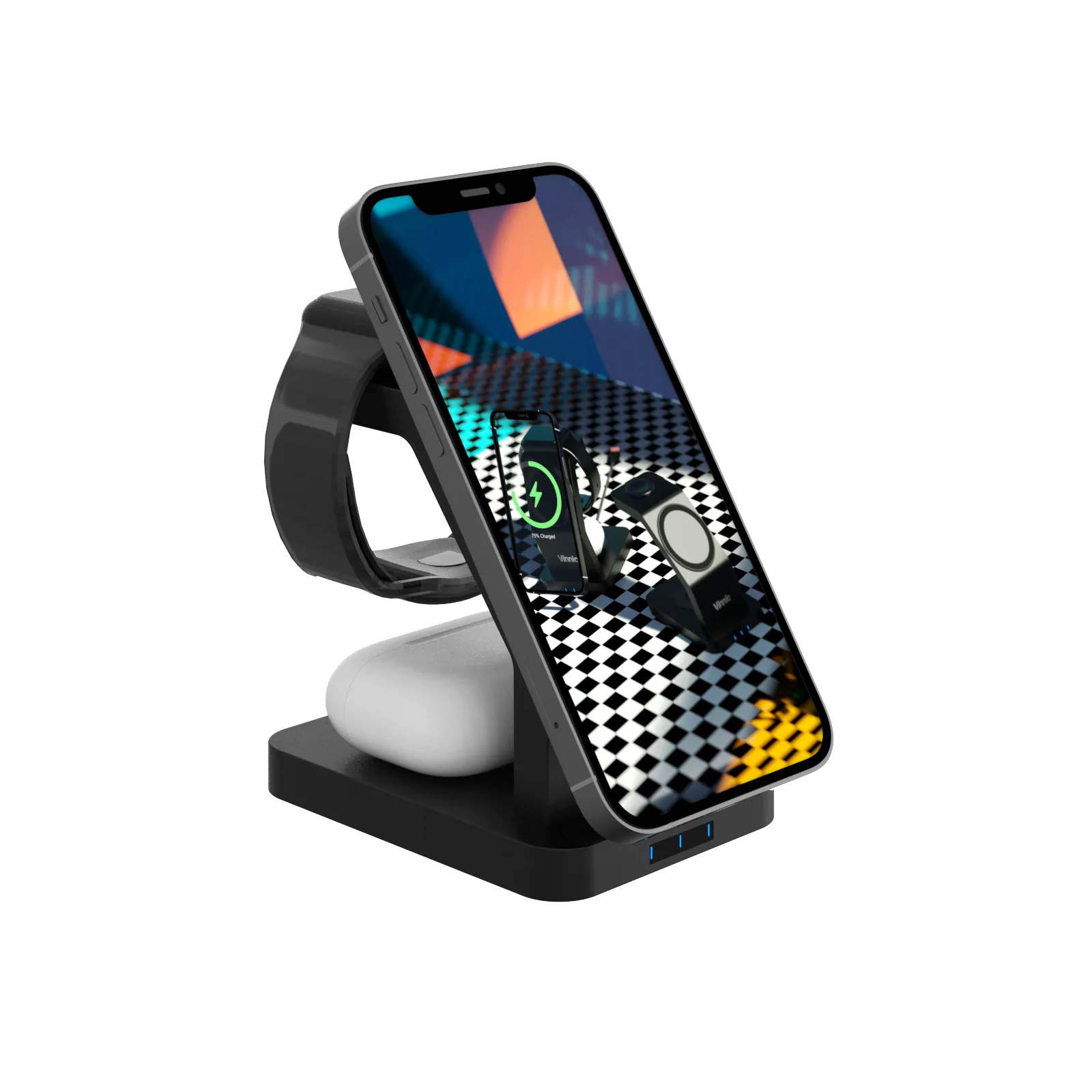 Magsafe 3-in-1 Magnetic Wireless Charger | Vinnic Power - Wake Concept Store
