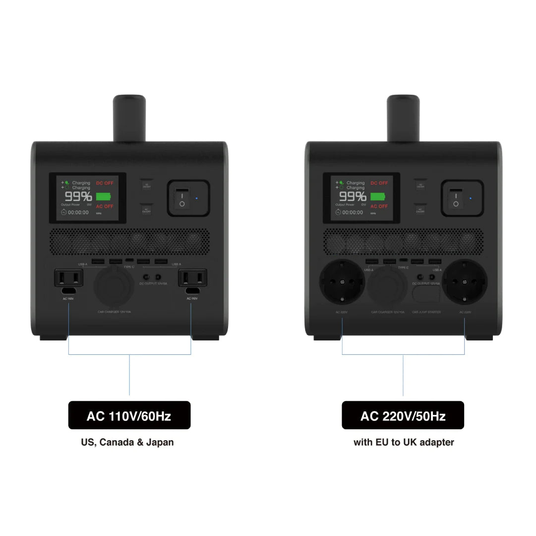 Portable Power Station PS700W-512Wh 160,000mAh | Vinnic Power - Wake Concept Store