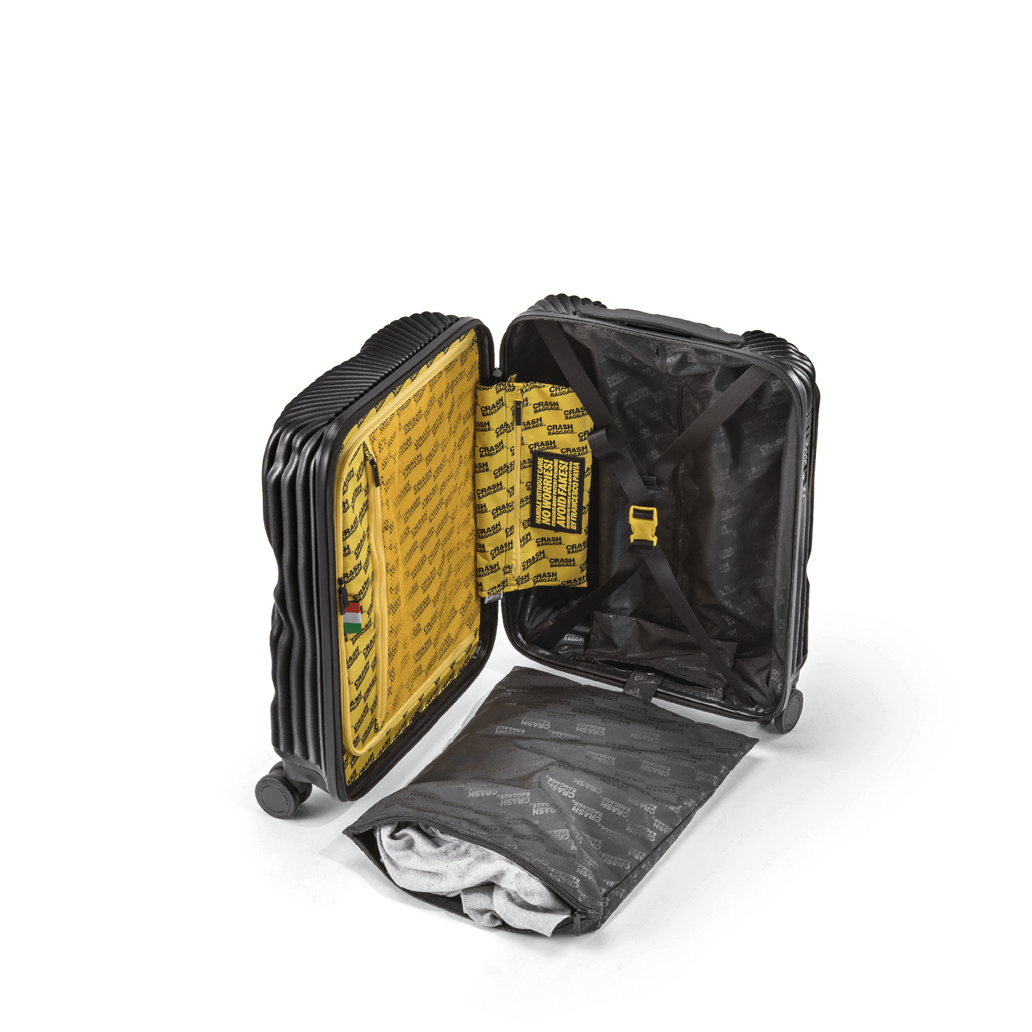 Stripe, Cabin 4 Wheels Suitcase | Crash Baggage - Wake Concept Store