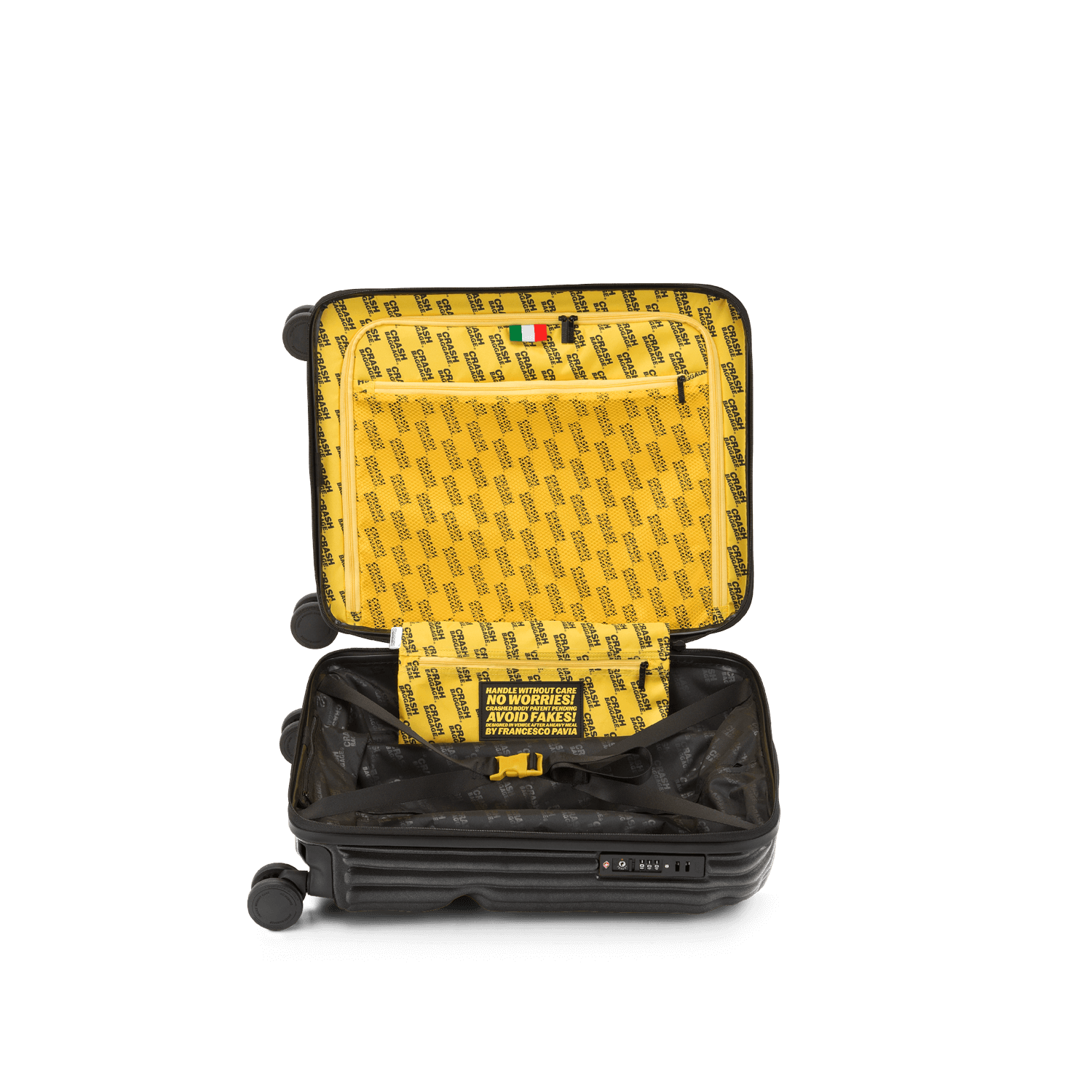 Stripe, Cabin 4 Wheels Suitcase | Crash Baggage - Wake Concept Store