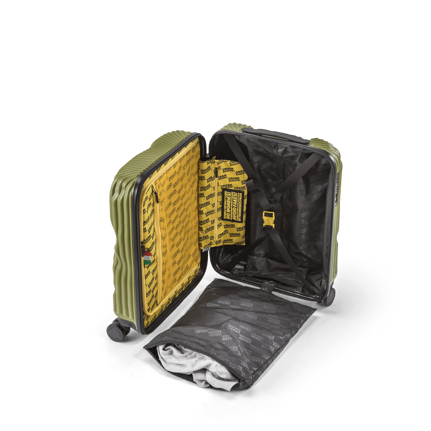 Stripe, Cabin 4 Wheels Suitcase | Crash Baggage - Wake Concept Store