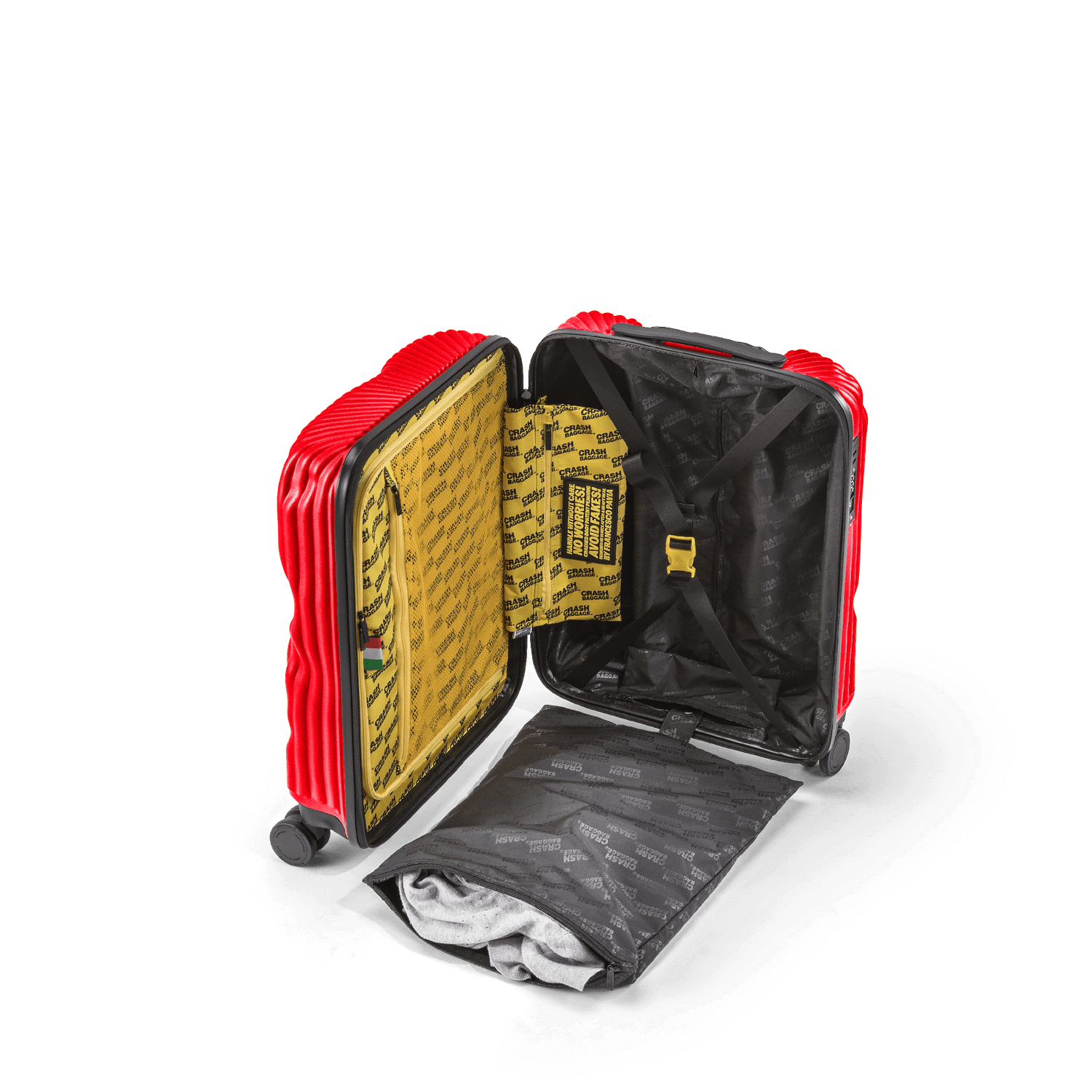 Stripe, Cabin 4 Wheels Suitcase | Crash Baggage - Wake Concept Store