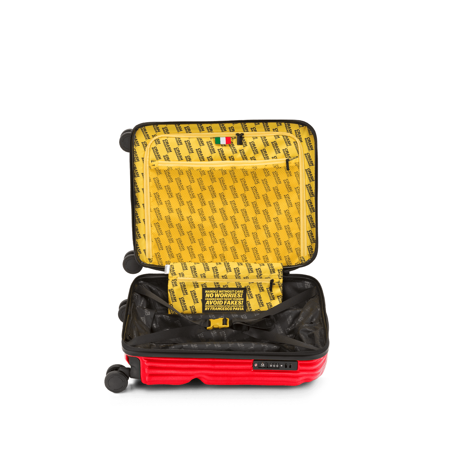 Stripe, Cabin 4 Wheels Suitcase | Crash Baggage - Wake Concept Store