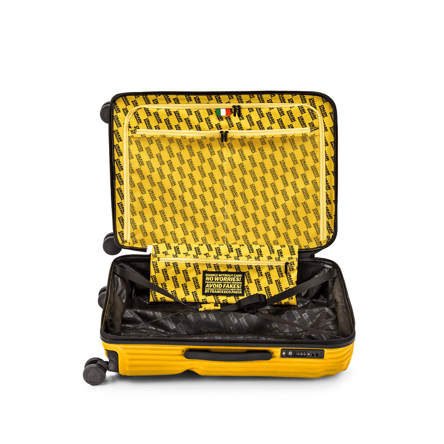 Stripe, Medium 4 Wheels Suitcase | Crash Baggage - Wake Concept Store