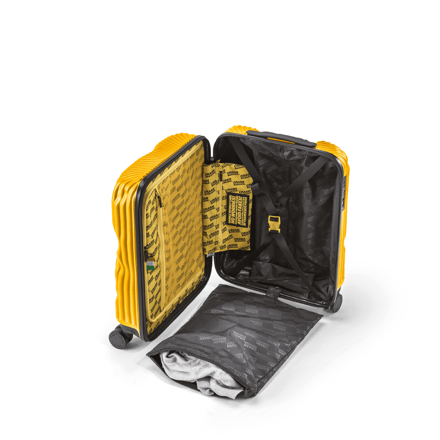 Stripe, Cabin 4 Wheels Suitcase | Crash Baggage - Wake Concept Store