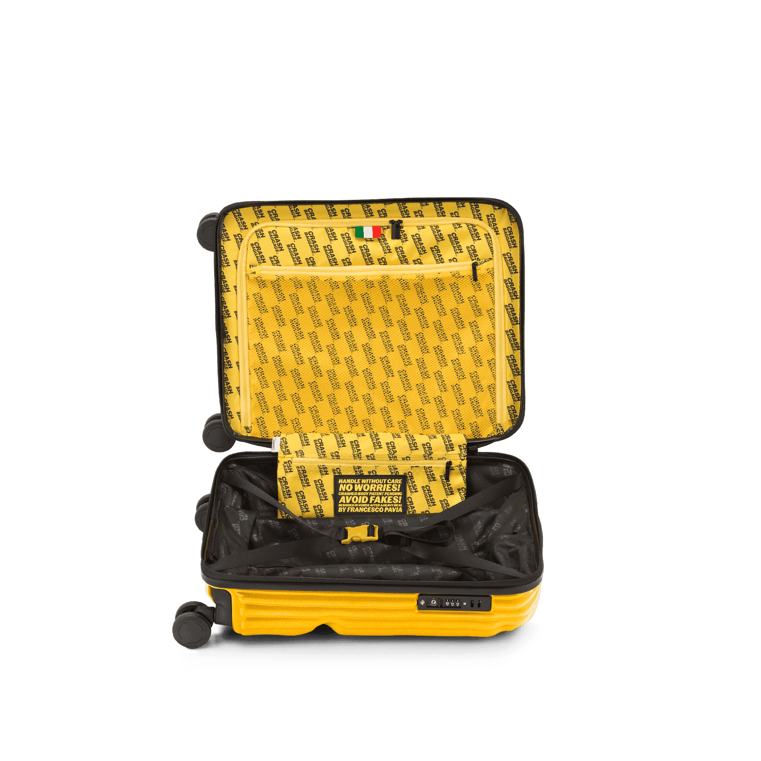 Stripe, Cabin 4 Wheels Suitcase | Crash Baggage - Wake Concept Store