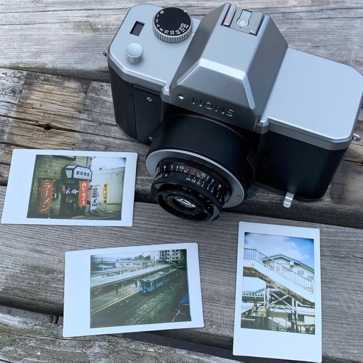 NONS SL42 EF-mount SLR Interchangeable-lens Instant Camera, Silver | NONS - Wake Concept Store