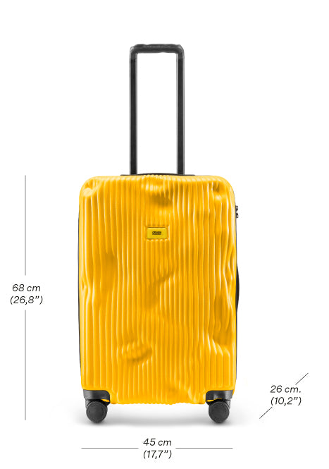 Stripe, Medium 4 Wheels Suitcase | Crash Baggage - Wake Concept Store