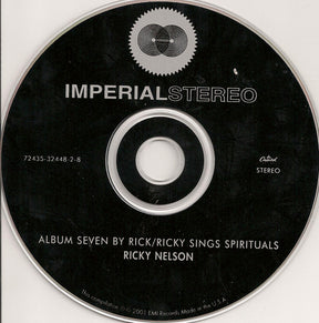 Ricky Nelson (2) : Album Seven By Rick / Ricky Sings Spirituals (CD, Comp, RM)