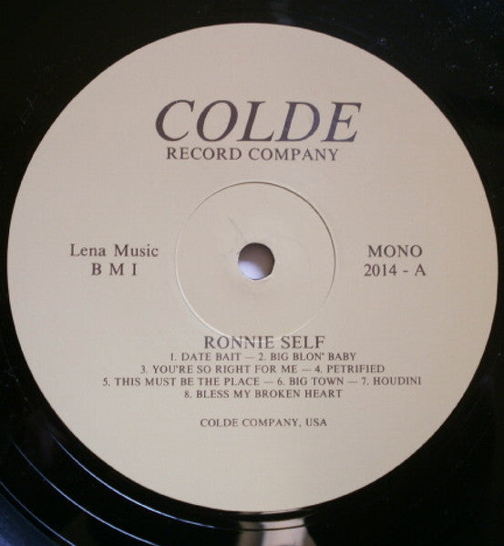 Ronnie Self : Ronnie Self (LP, Comp, M/Print)