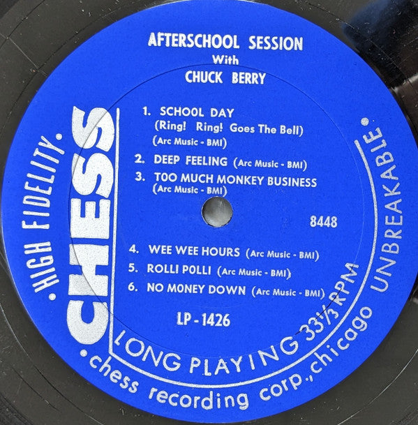 Chuck Berry : After School Session (LP, Mono, RP, Dar)
