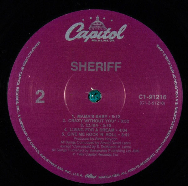 Sheriff (3) : Sheriff (LP, Album)