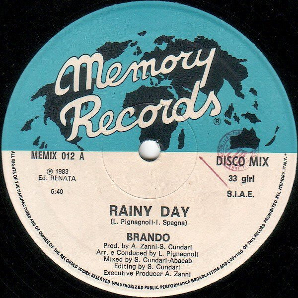 Brando : Rainy Day (12")