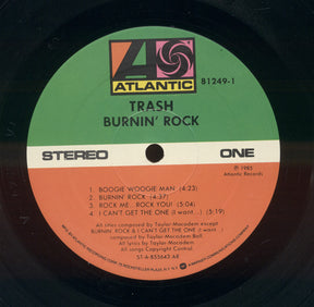 Trash (8) : Burnin' Rock (LP, Album, All)