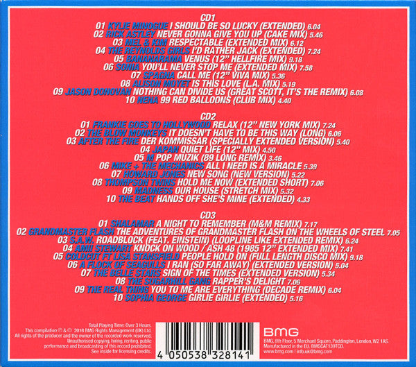 Various : Extend The 80s Pop (Essential 12" And Extended Mixes Of 80s Pop Classics) (3xCD, Comp)