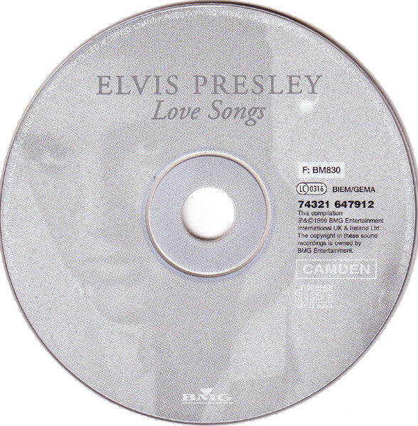 Elvis Presley : Love Songs (CD, Comp)