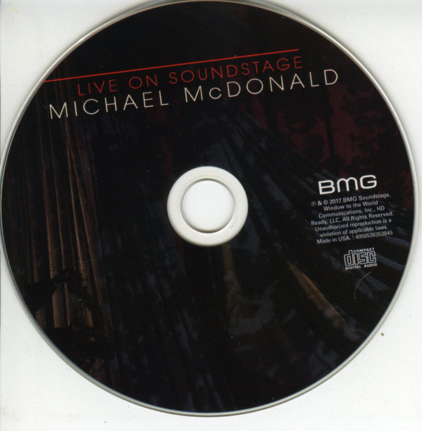 Michael McDonald : Live On Soundstage (CD, Album + DVD-V, NTSC)
