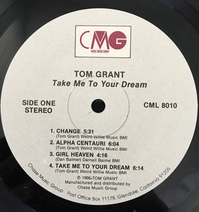 Tom Grant (2) : Take Me To Your Dream (LP)