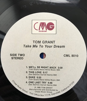 Tom Grant (2) : Take Me To Your Dream (LP)