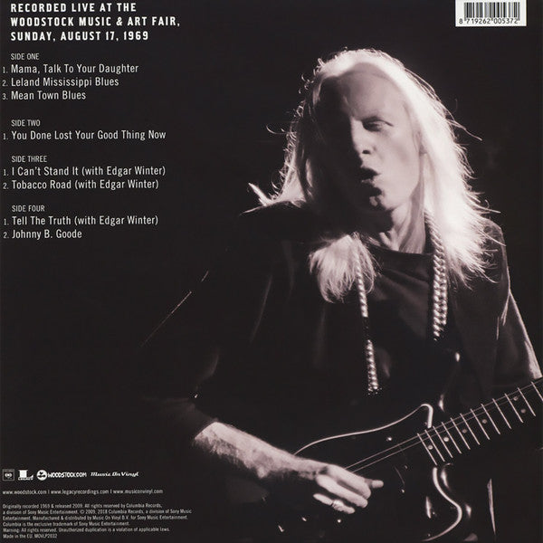 Johnny Winter : The Woodstock Experience  (2xLP, RE, 180)