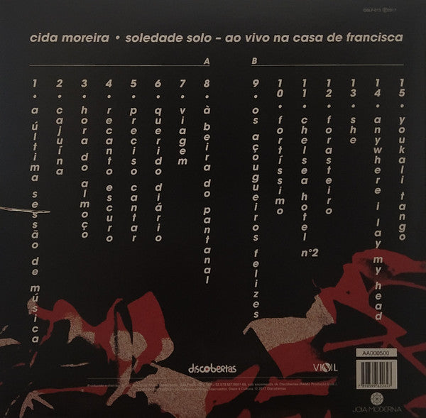 Cida Moreira : Soledade Solo Ao Vivo Na Casa de Francisca (LP, Album)