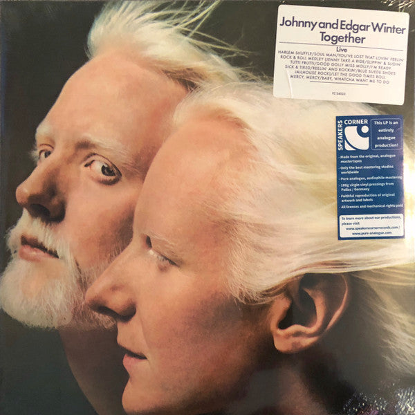 Johnny* & Edgar Winter : Together (LP, Album, RE, RM, 180)