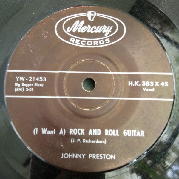 Johnny Preston : New Baby For Christmas (7")