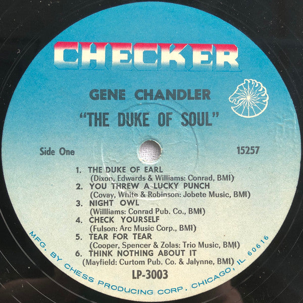 Gene Chandler : The Duke Of Soul (LP, Comp, Mono)