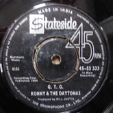 Ronny & The Daytonas : G.T.O. / Hot Rod Baby (7", Sty)