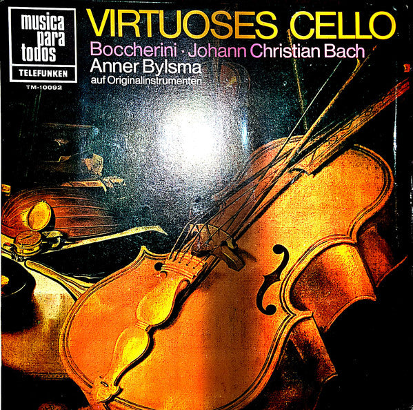 Anner Bylsma : VIRTUOSES CELLO (LP)
