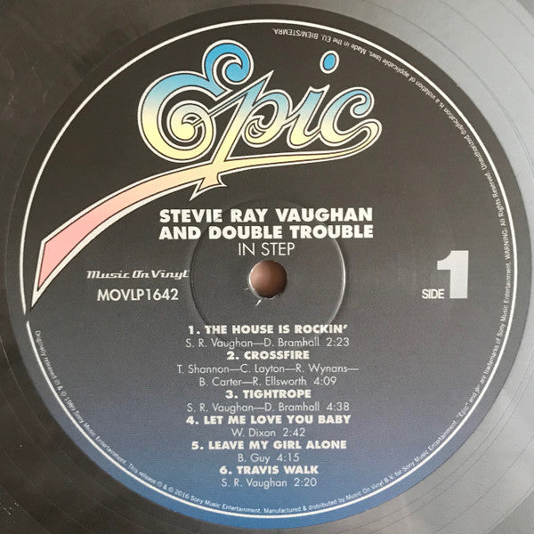 Stevie Ray Vaughan And Double Trouble* : In Step (LP, Album, Ltd, Num, RE, Sil)