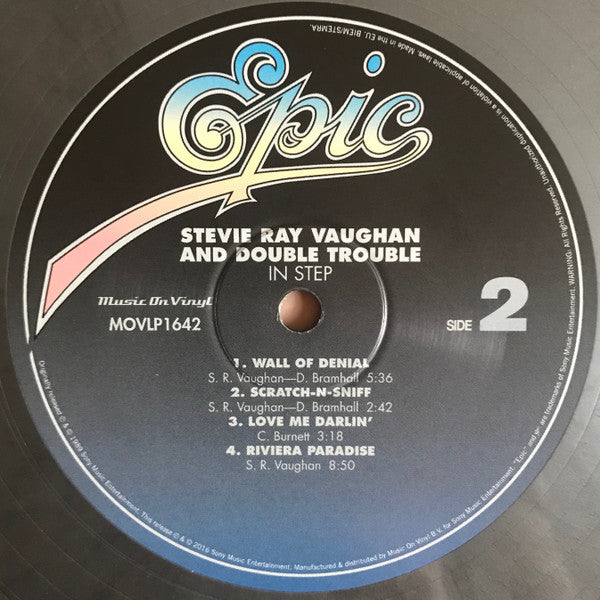 Stevie Ray Vaughan And Double Trouble* : In Step (LP, Album, Ltd, Num, RE, Sil)