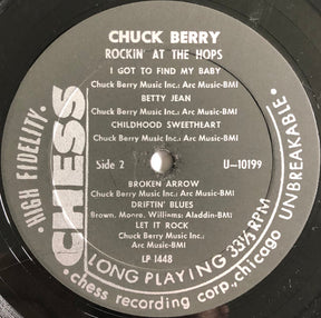 Chuck Berry : Rockin' At The Hops (LP, Album, Mono)