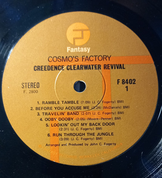 Creedence Clearwater Revival : Cosmo's Factory (LP, Album)