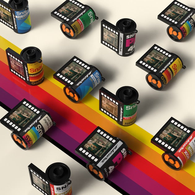 SnapRoll Blind Box, Analog Film Effect Digital Camera (Random design)