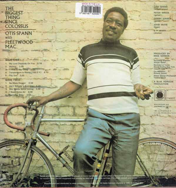 Otis Spann With Fleetwood Mac : The Biggest Thing Since Colossus (LP, Album, RE, RM, RP)