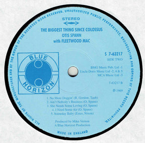 Otis Spann With Fleetwood Mac : The Biggest Thing Since Colossus (LP, Album, RE, RM, RP)