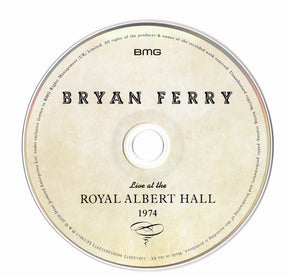 Bryan Ferry : Live At The Royal Albert Hall 1974 (CD, Album)