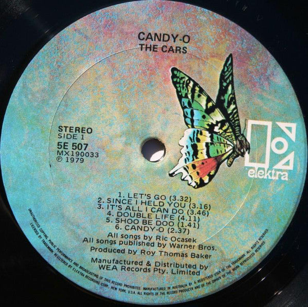 The Cars : Candy-O (LP, Album)