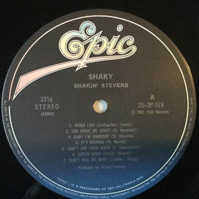 Shakin' Stevens : Shaky = よろしく・シェイキー (LP, Album, Comp)