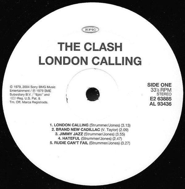 The Clash : London Calling (2xLP, Album, RE, No )