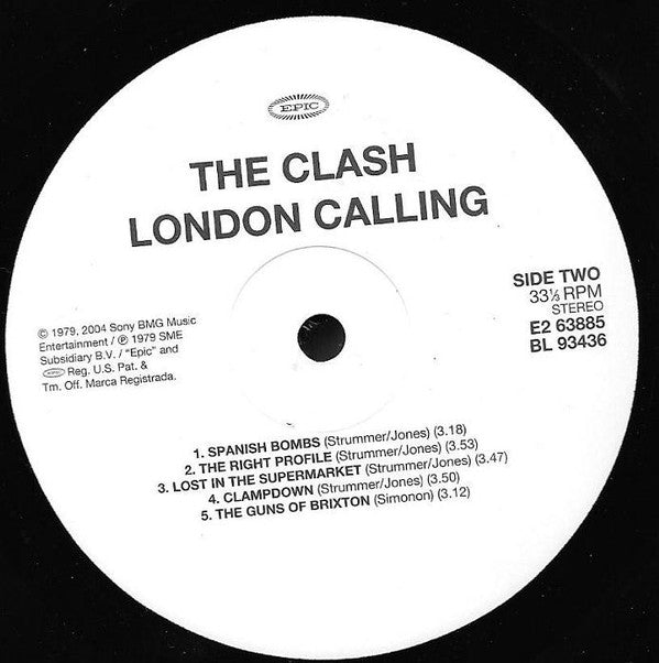 The Clash : London Calling (2xLP, Album, RE, No )