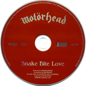 Motörhead : Snake Bite Love (CD, Album, RE)