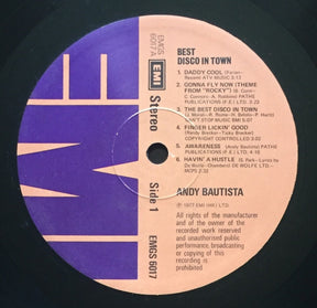 Andy Bautista : Best Disco In Town (LP, Album)