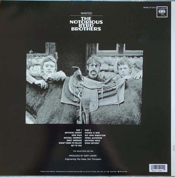The Byrds : The Notorious Byrd Brothers (LP, Album, Mono, RE)