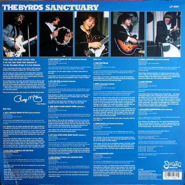 The Byrds : Sanctuary (LP, Comp, RE, 180)