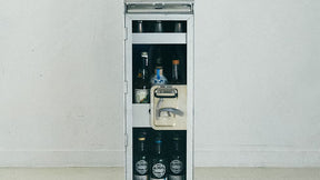 Whisky Trolley Cabinet, Denim