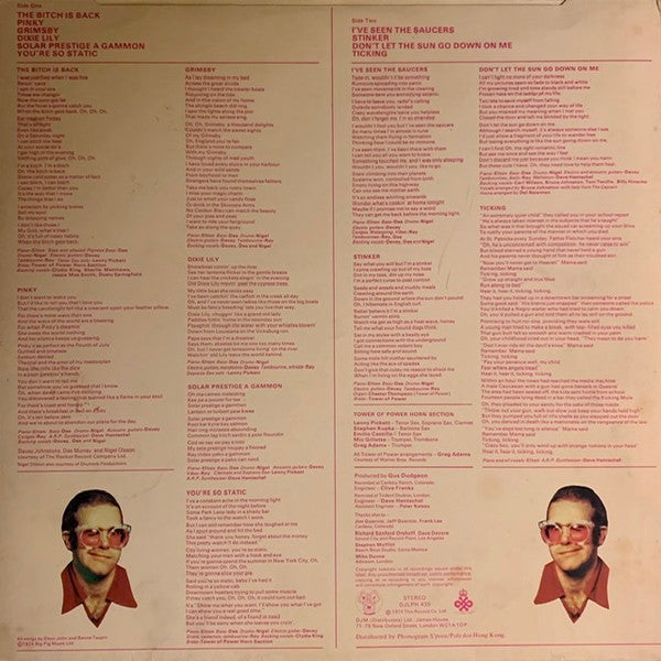 Elton John : Caribou (LP, Album)