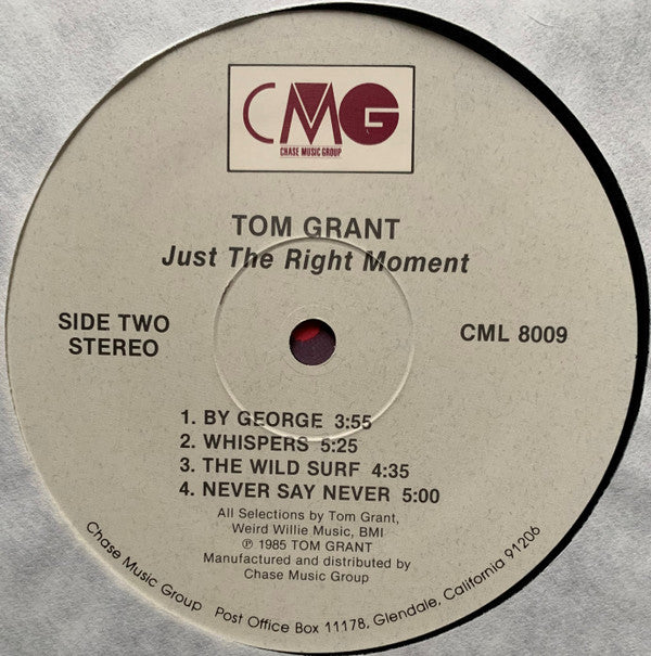 Tom Grant (2) : Just The Right Moment (LP, Album)