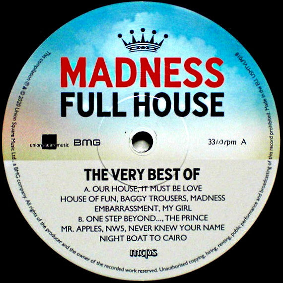 Madness : Full House (The Very Best Of Madness) (LP, Comp, 180)